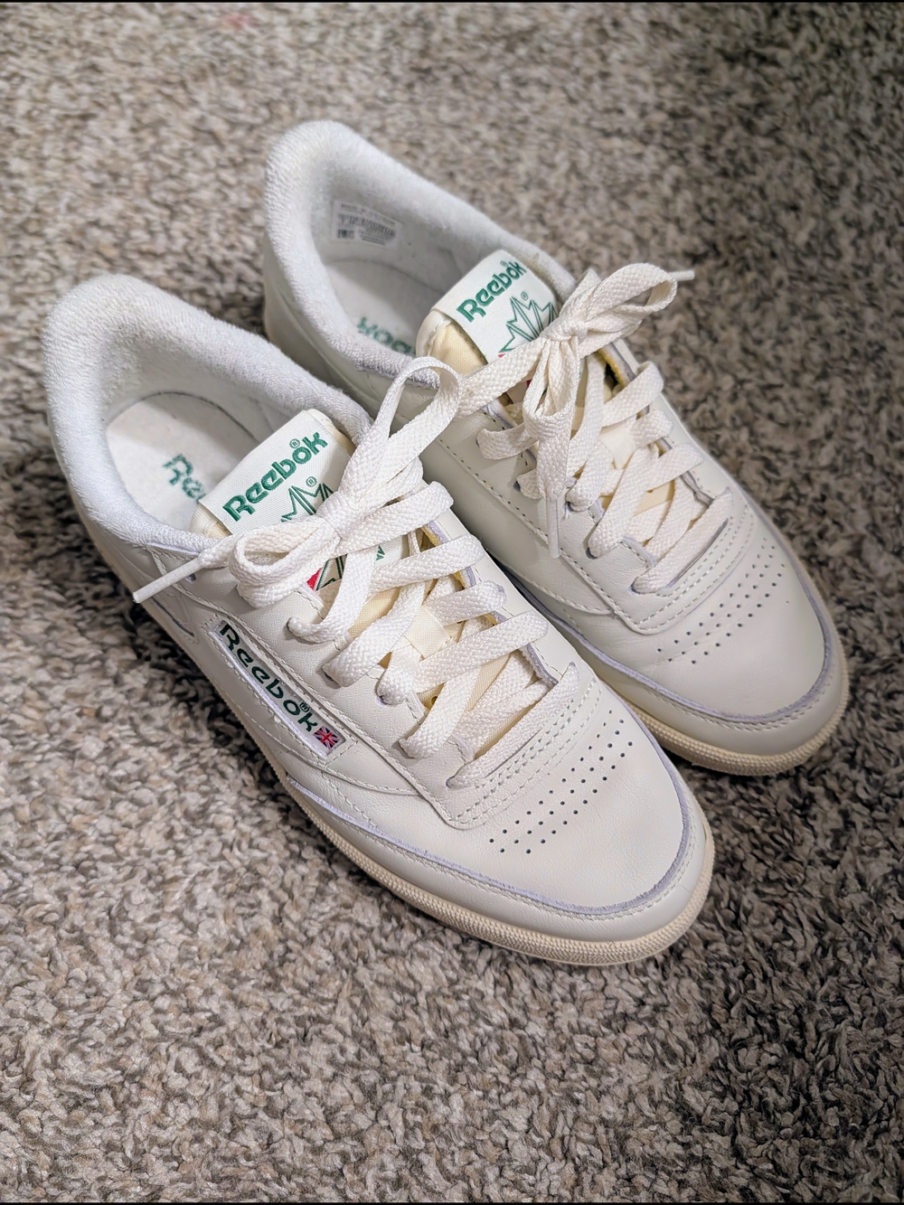 Reebok Classic White Leather Sneakers